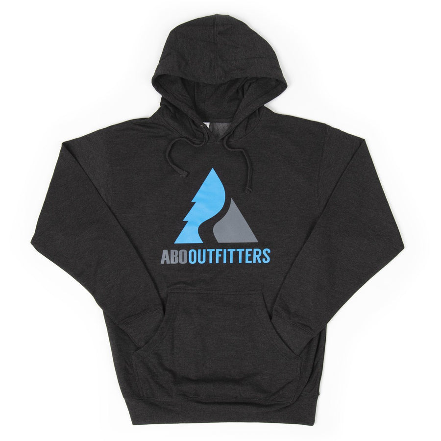 ABO Outfitters Hoodie Dark Charcoal Columbia Blue - ABO Outfitters